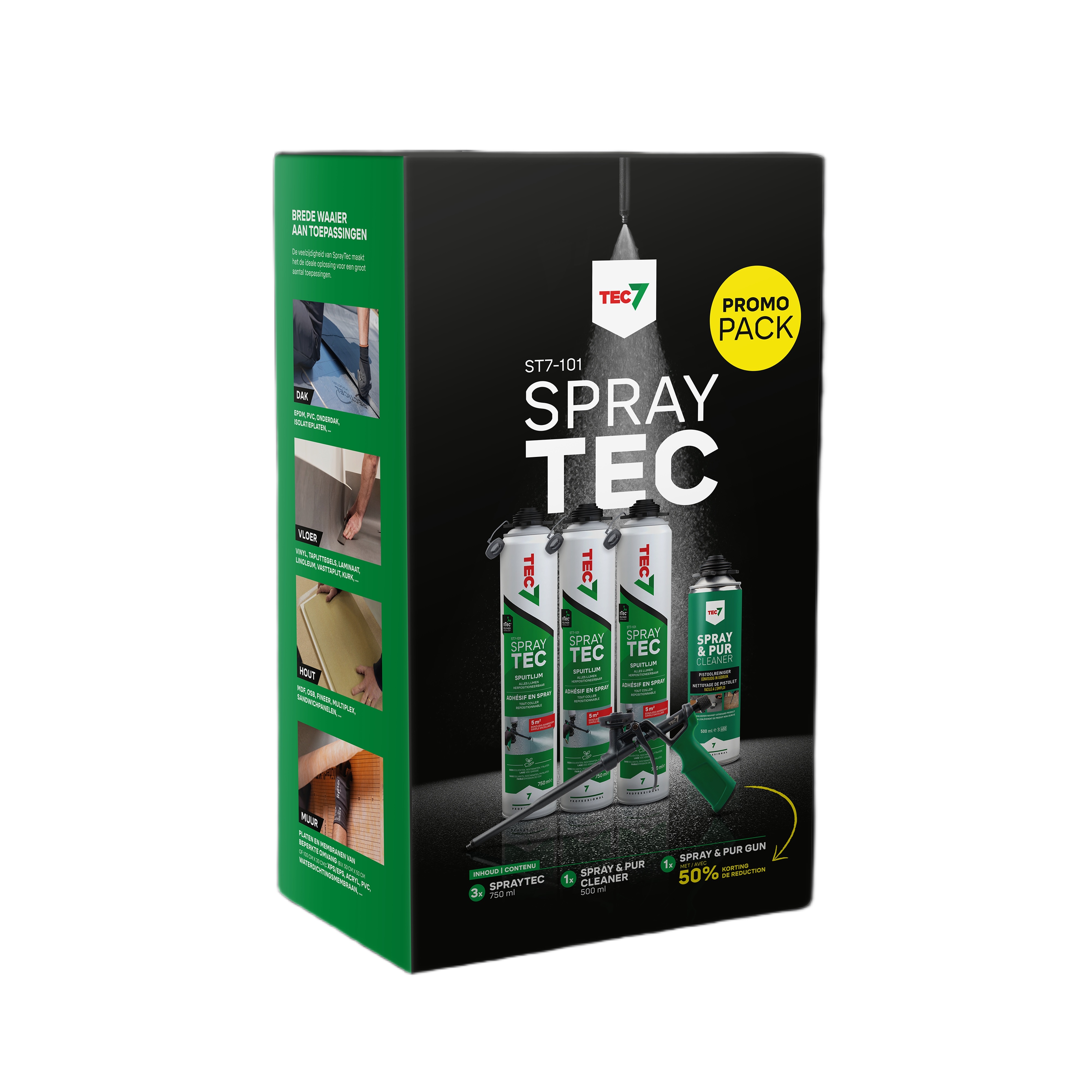 TEC7 530999000 ST7-101 SprayTec Starterskit Polymeer spuitlijm
