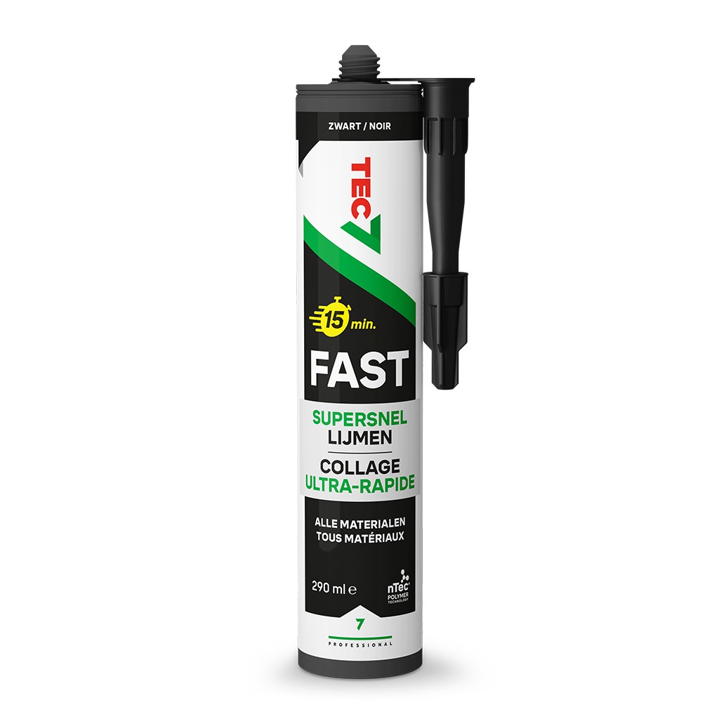 TEC7 538106000 Lijmkit patroon Fast zwart 290ml