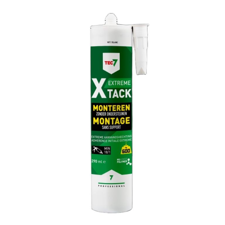 TEC7 534525000 X-Tack Wit Montagekit patroon 290ml