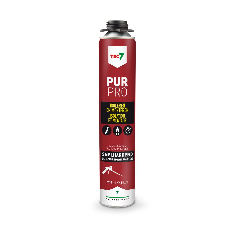 TEC7 670005000 PUR Pro solatie- en montageschuim 750ml