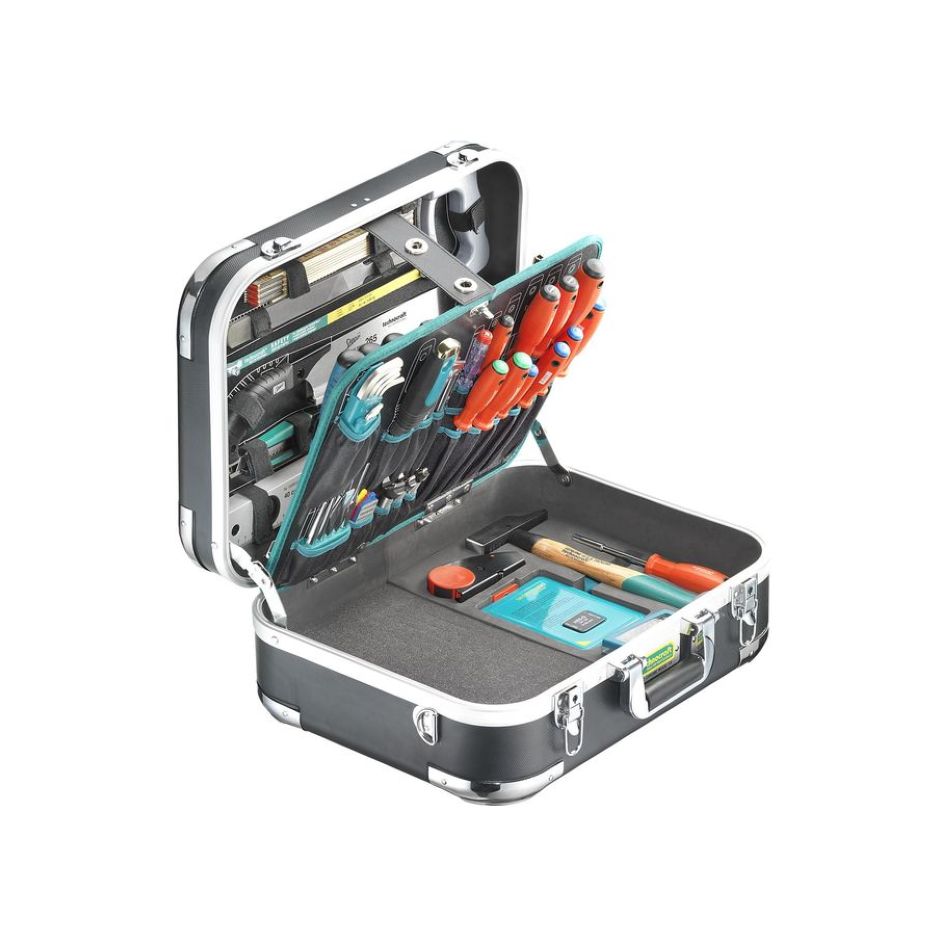 technocraft 663188 ABS gereedschapskoffer PRO CHROME WOOD 116-delig