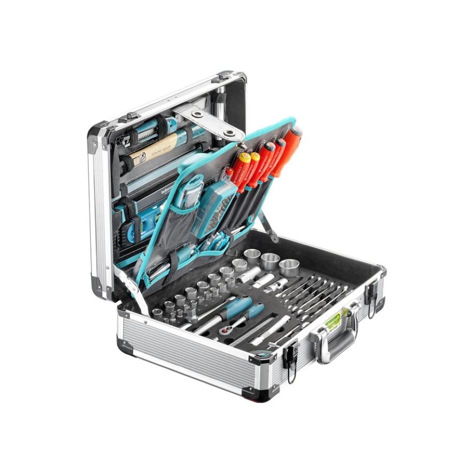technocraft 663291 Aluminium gereedschapskoffer PRO CASE 5 PSG 140-delig
