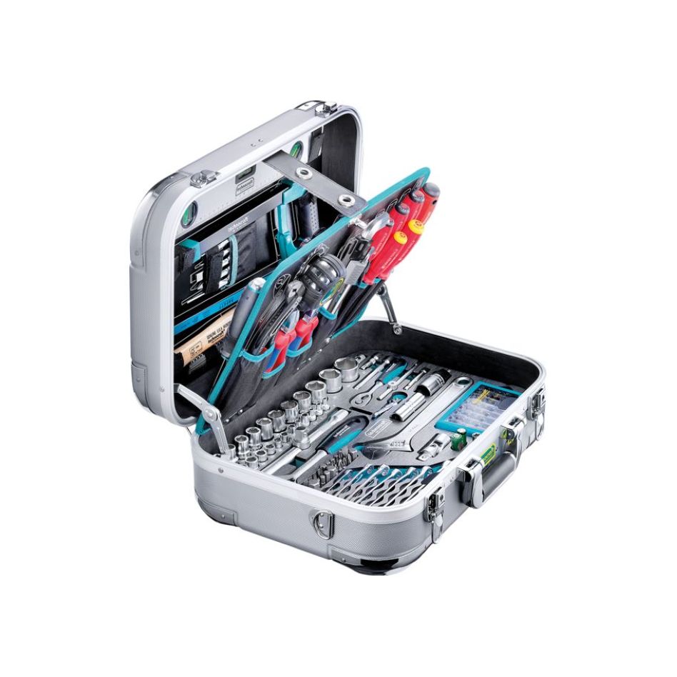 technocraft 663196 ABS gereedschapskoffer PRO CHROME 185-delig