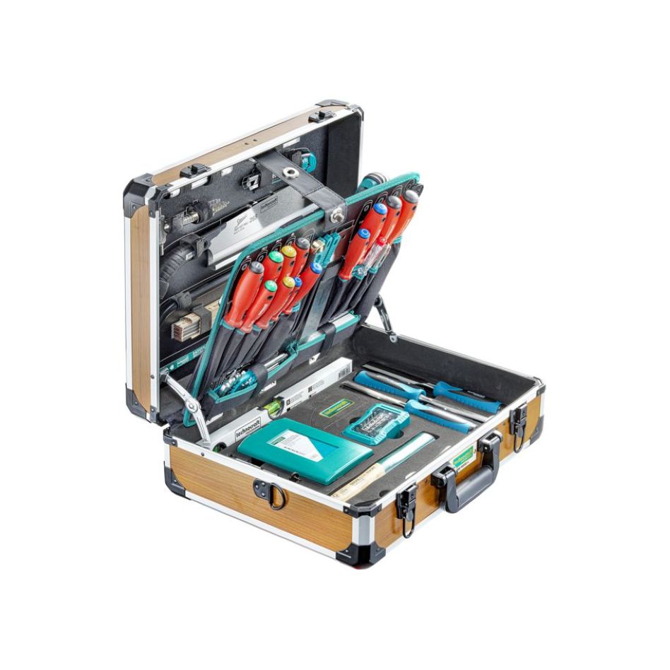 technocraft 714108 Aluminium gereedschapskoffer PRO WOOD 4 128-delig