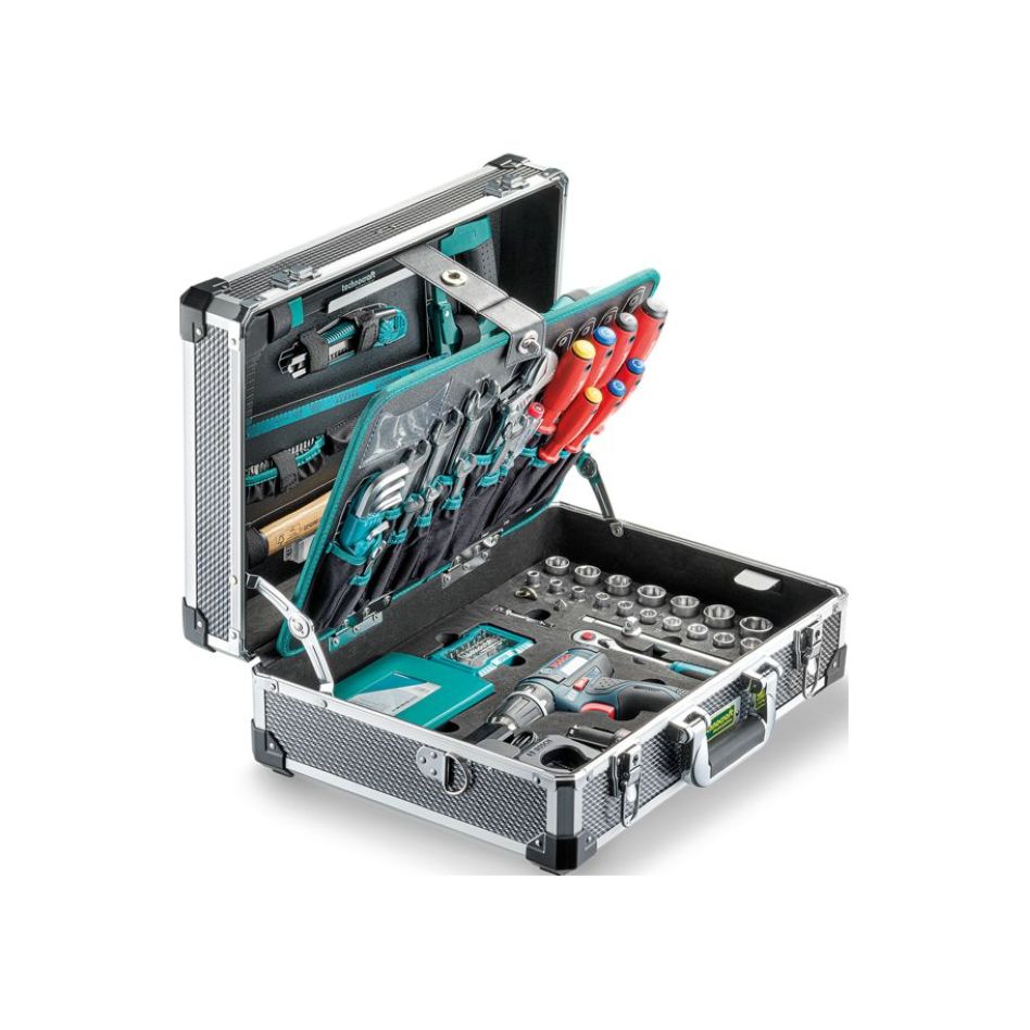 technocraft 729947 Aluminium gereedschapskoffer incl. PRO GSR 147-delig