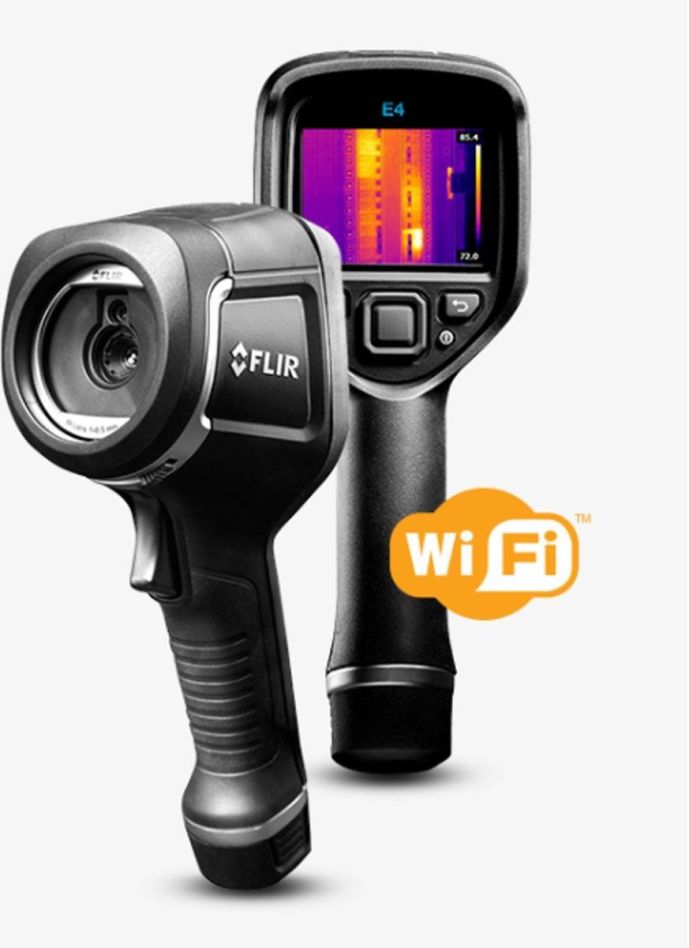 Teledyne FLIR 30445621 E4 Warmtebeeld camera 80 x 60 pixels -20°C tot 250°C met MSX en WiFi