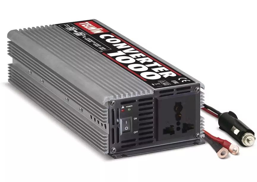 Telwin 830829447 CONV1000 Stroomomvormer van 12 V naar 230 V AC