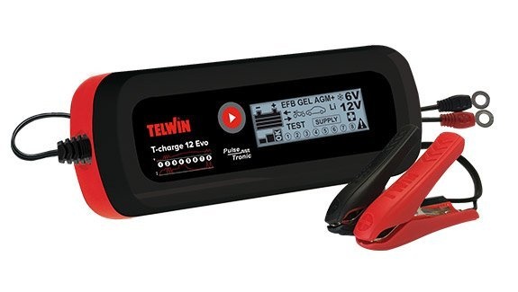 Telwin 830807578 T-CHARGE12 EVO Draagbare elektronische batterijlader 6/12V 1/1-4A