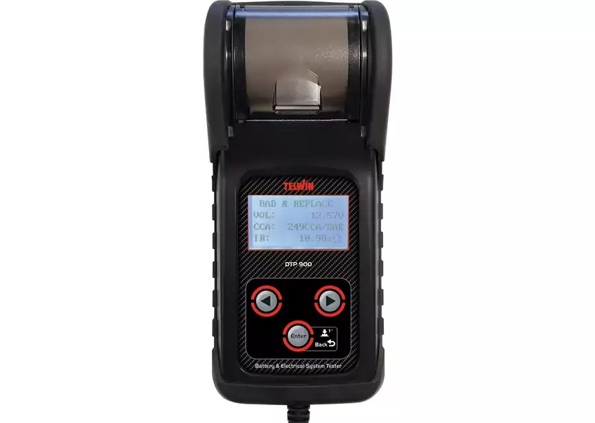 Telwin 830804244 DTP900 Digitale batterij tester 12/24V met printer