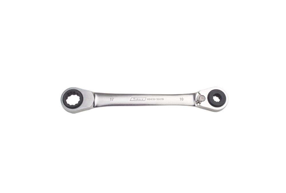 Tirax 40410-10x19 4-in-1 Ringratelsleutel 10x13/17x19mm