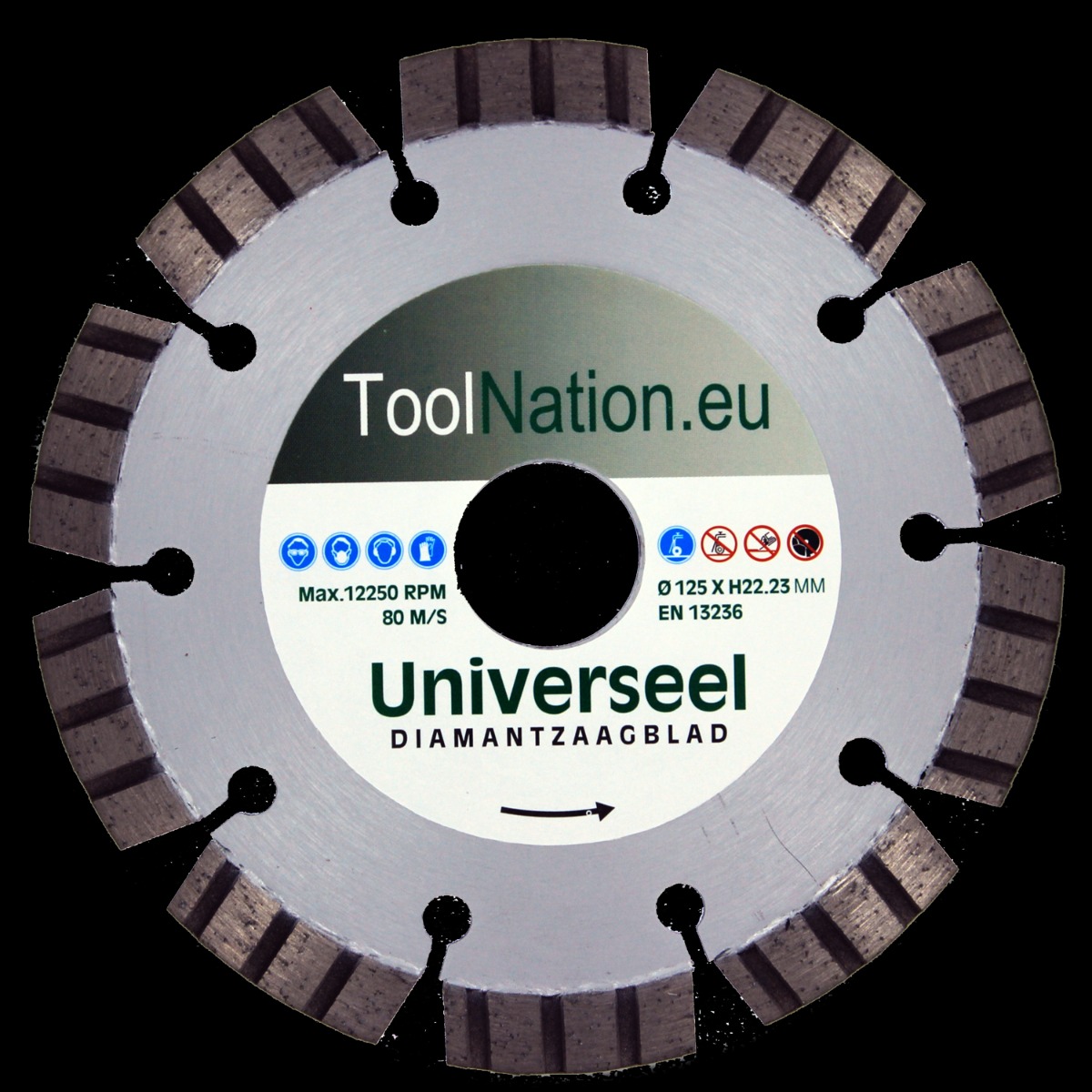 Toolnation CPEP1253TN Diamantzaagblad 125mm UNI