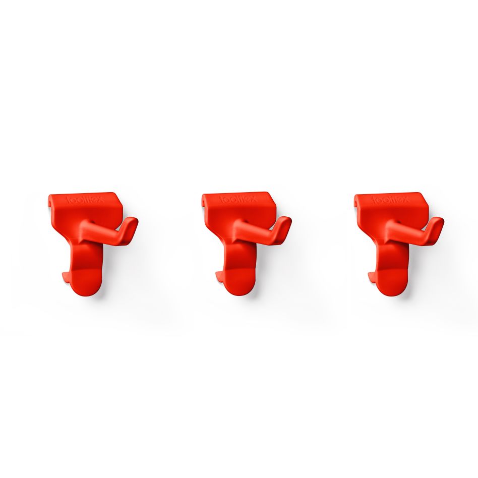 Toolflex TF000153 One Gereedschapshaken Rood 3ST