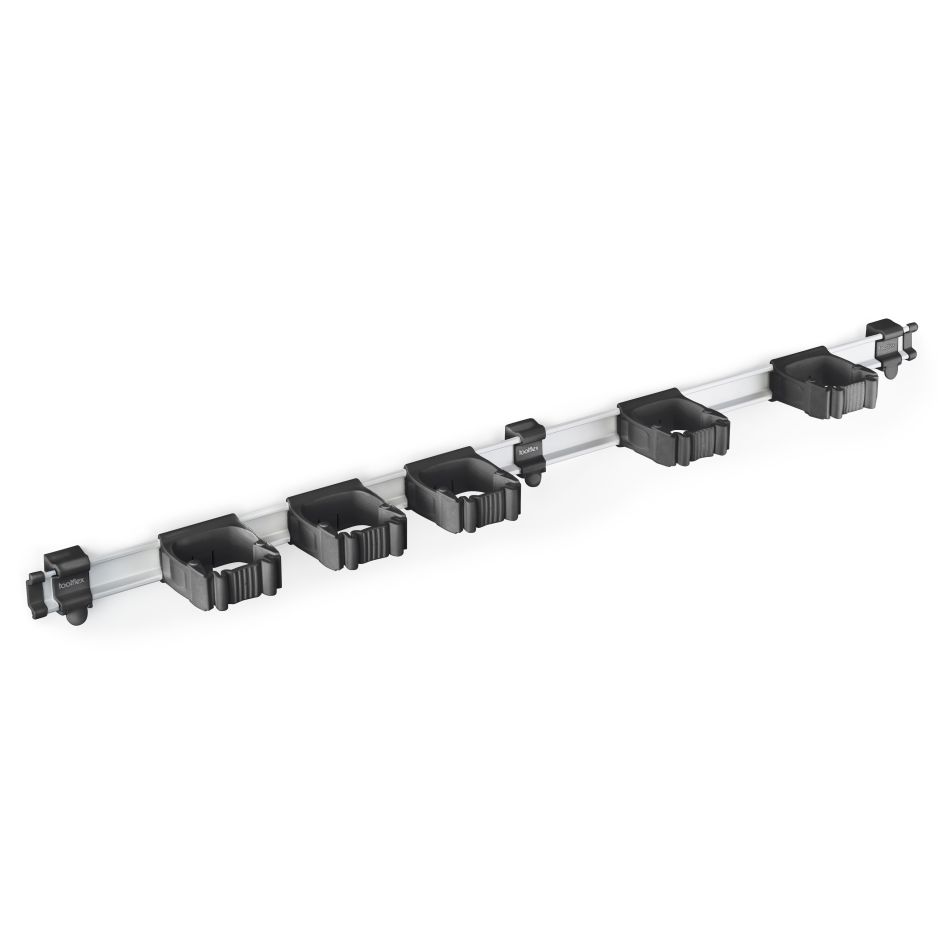 Toolflex TF050104 One Aluminium Rail Zwart 940 mm - met 5 houders