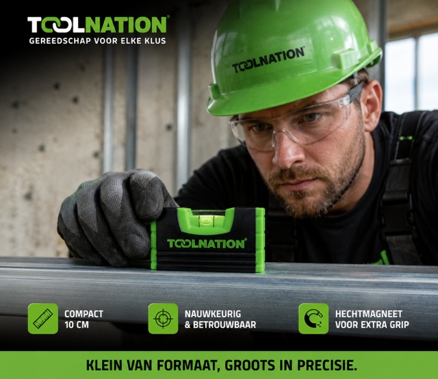 Toolnation TNLEVEL10 Waterpas 10 cm