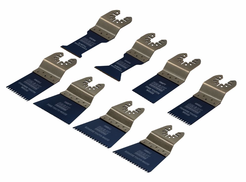 Toolnation H8MAK-LB UN TRA 8st Multi-tool zaagbladen assortiment