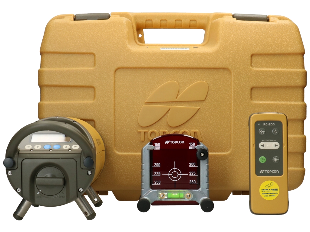Topcon H6025 TP-L6WB Rioollaser Rode straal met RC-500 afstandsbediening