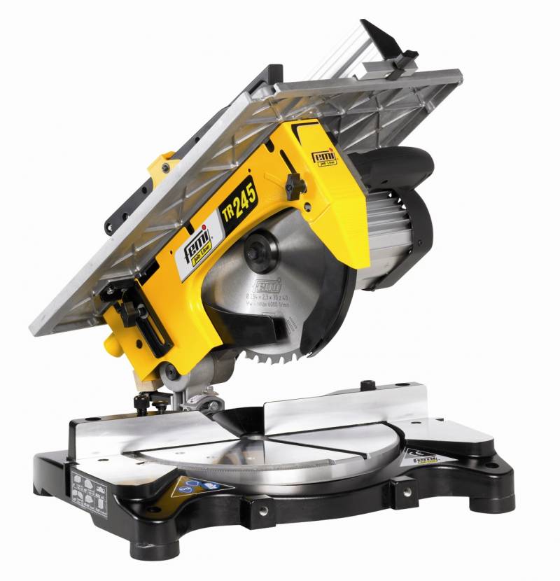 Femi 8426135 TR245 Afkortzaag/verstekzaagmachine 1200W Inductie motor