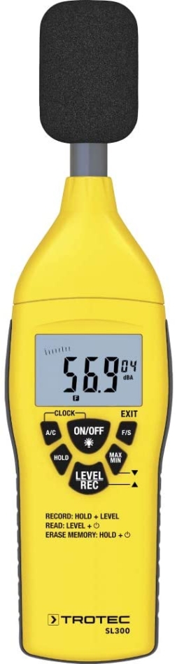 Trotec 3510005010 SL300 Geluidsniveaumeter