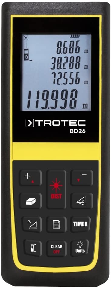 Trotec 3510205161 BD26 Afstandsmeter