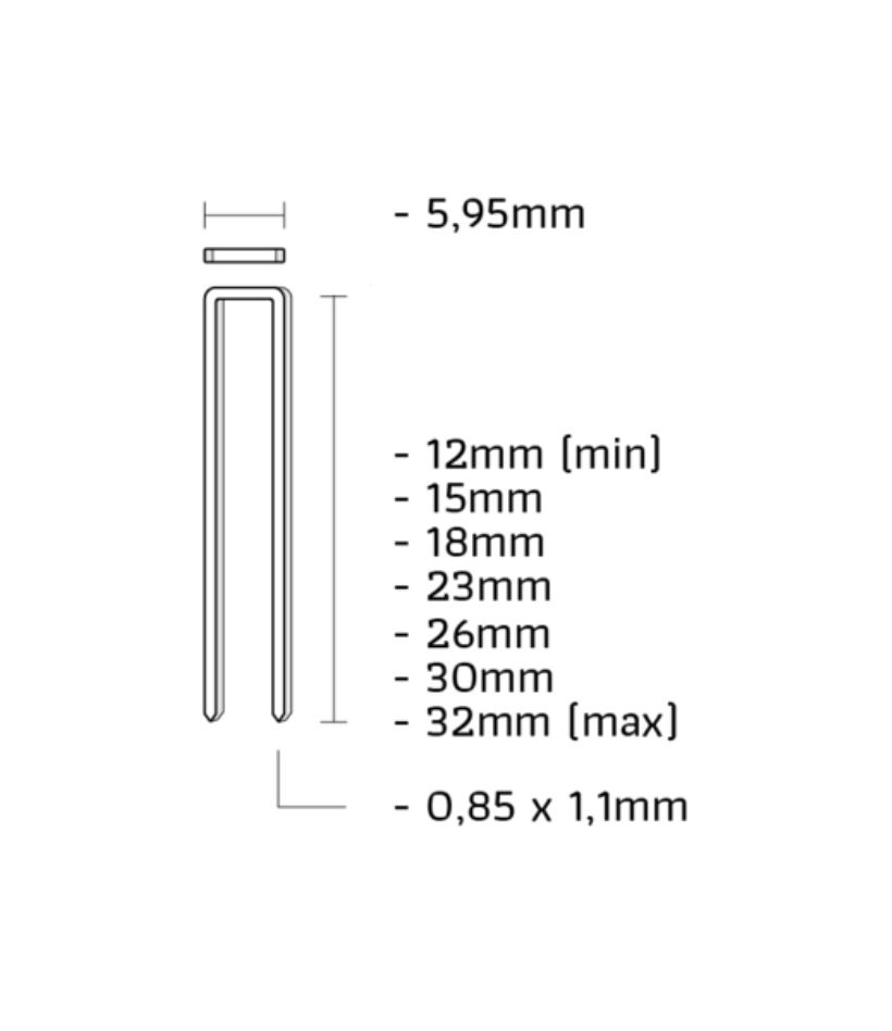 Union ES26CHHC ES-niet gegalvaniseerd goldlook lengte 26mm 2000st