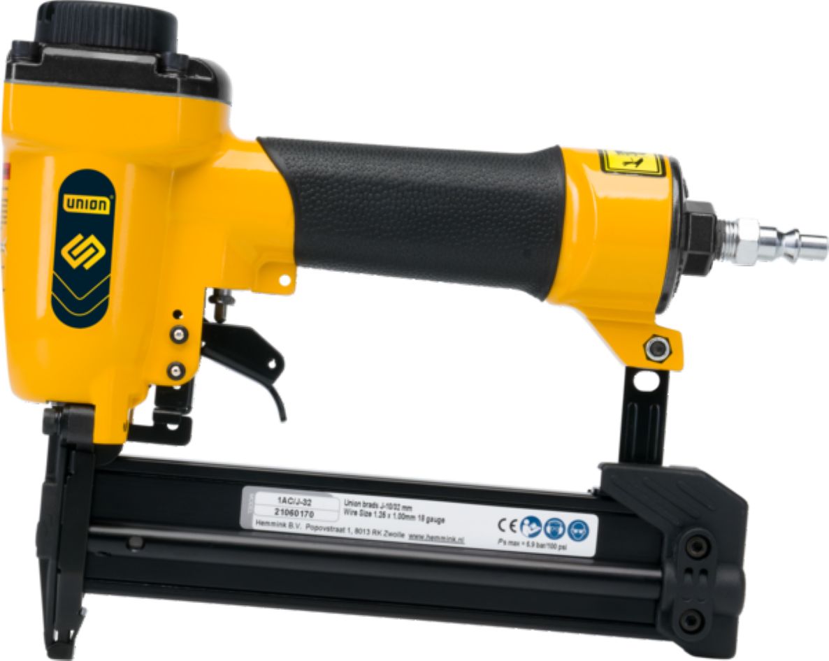 Union 1AC/J-32 Pneumatische minibradtacker voor J-minibrads 10-32mm