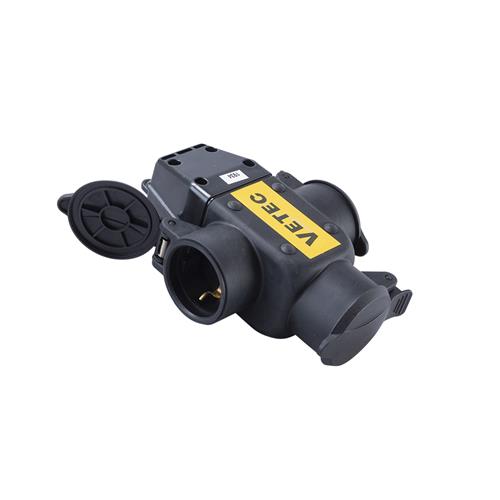 Vetec 46.525.00 Hangcontactblok 3-voudig zonder kabel