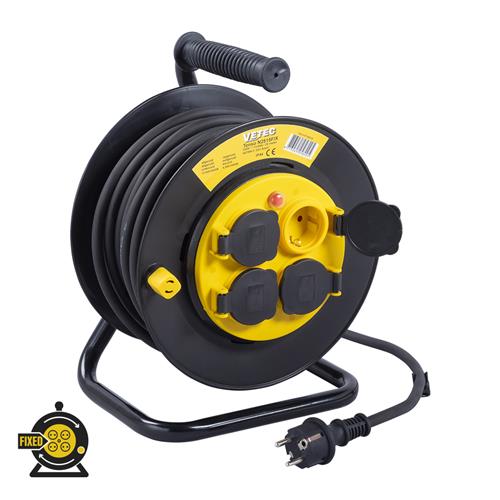 Vetec 47.426.25 Kabelhaspel Tenso FIX - 25m - H07RN-F - 3 G 1,5 mm²