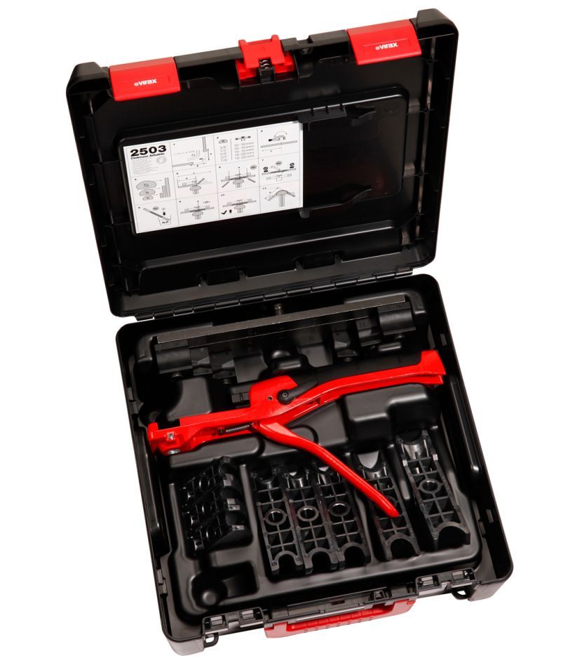 VIRAX 250305 CROSSBOW Handbediend buigtoestel met buigvorm 12-14-16-18-20-22-26-32MM