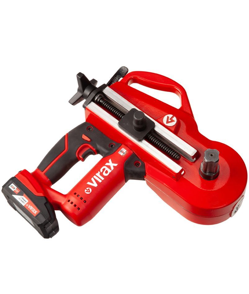 VIRAX 251875 EUROSTEM III Accu Buigmachine 18V incl 2x 2.0 Ah en buigvorm 14-16-18-22-28MM