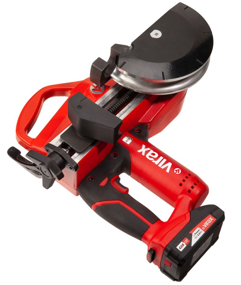 VIRAX 251876 EUROSTEM III Accu Buigmachine 18V incl 2x 2.0 Ah en buigvorm 16-18-22-28-35MM