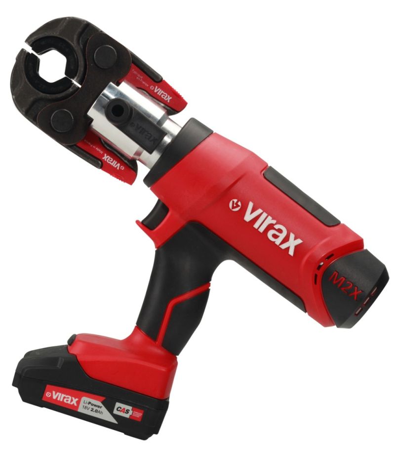 VIRAX 253568 Mini-Press M2X Accu Perstang 18V 2.0 Ah excl. persbek