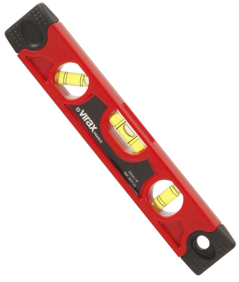 VIRAX 263125 Kleine buisvormige waterpas 23 cm