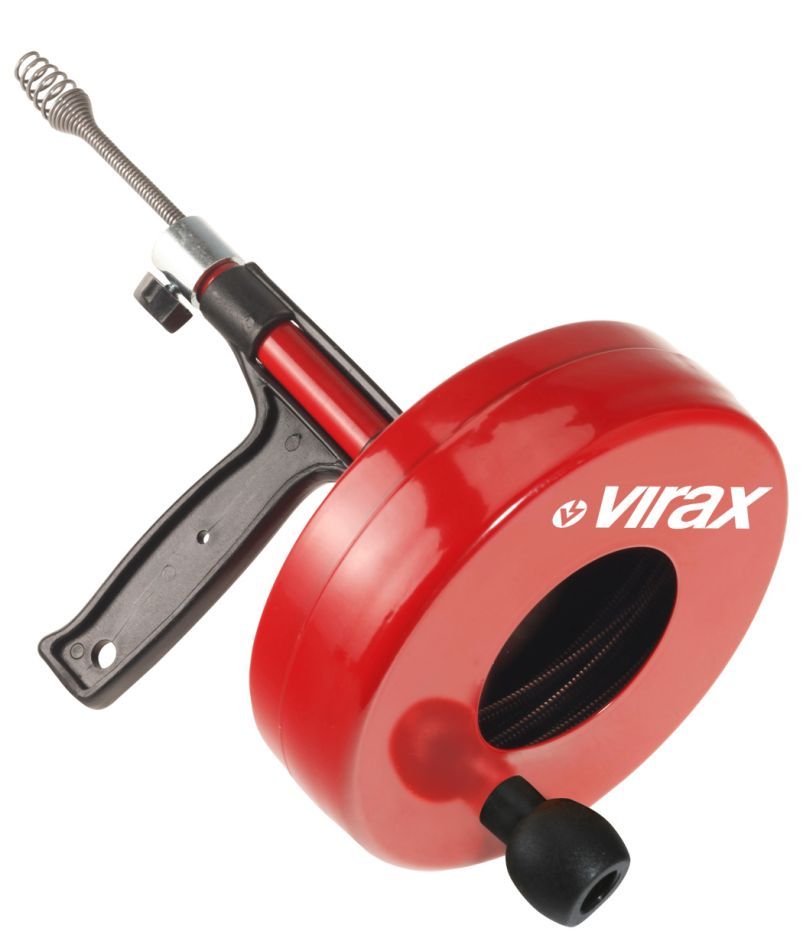 VIRAX 290600 Handontstopper met veertrommel 7.5M/6.4MM