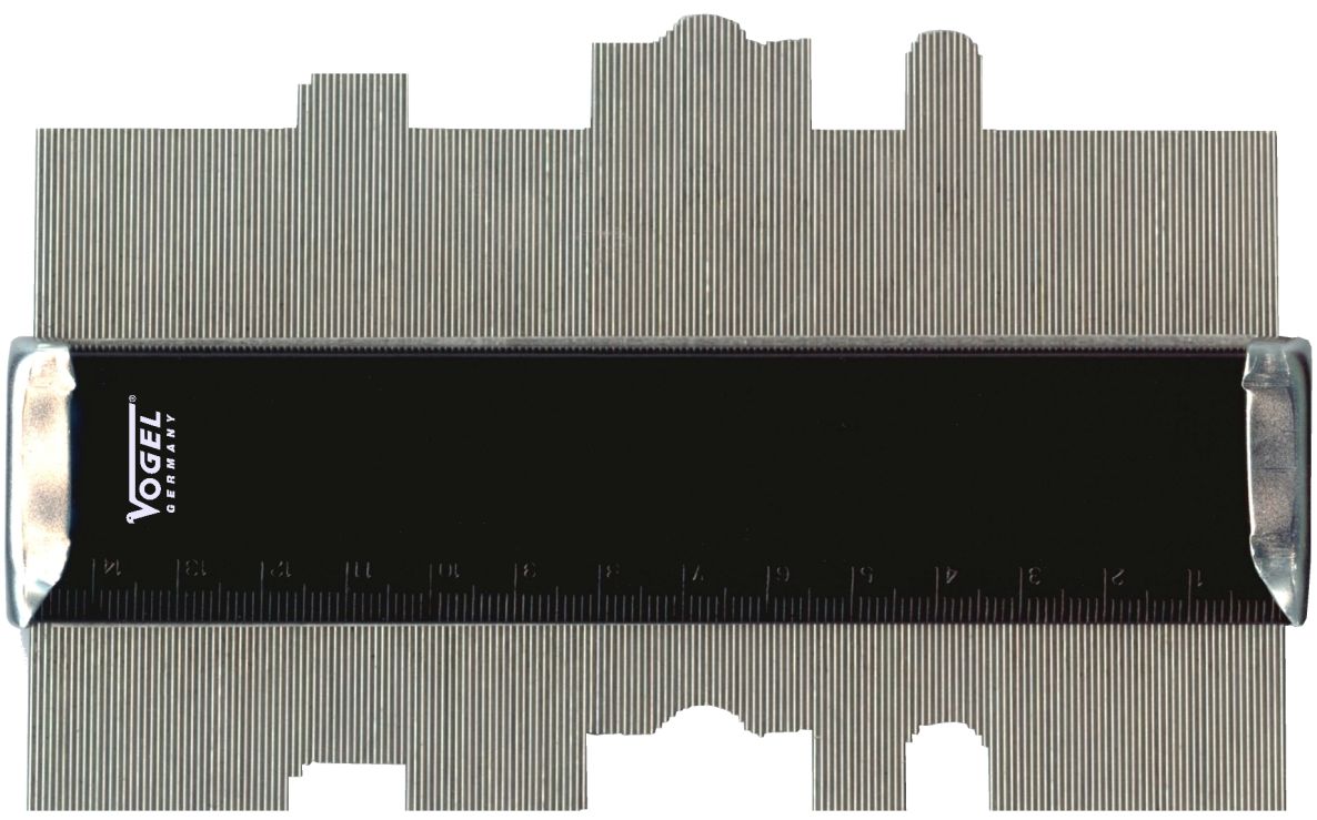 Vogel 474501 Profieltaster 150x40mm met geharde stiften