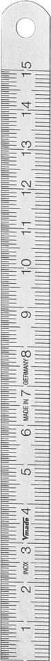 Vogel 1010020015 Liniaal RVS 150x13x0.5mm Type B= ½mm/mm