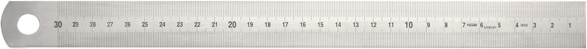 Vogel 1019010030 Liniaal RVS 300x30x1.0mm Type A= mm/mm