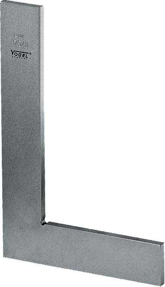 Vogel 310063 Winkelhaak vlak Staal 150x100mm DIN 875 GG II