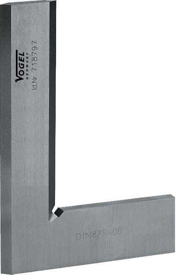 Vogel 310214 Haarwinkelhaak vlak Staal 150x100mm DIN 875 GG 00