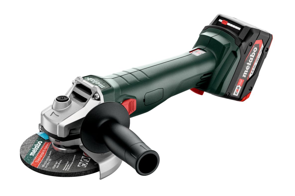 Metabo 602247510 W 18 L 9-125 Accu slijper 18 Volt 4.0 Ah Li-ion