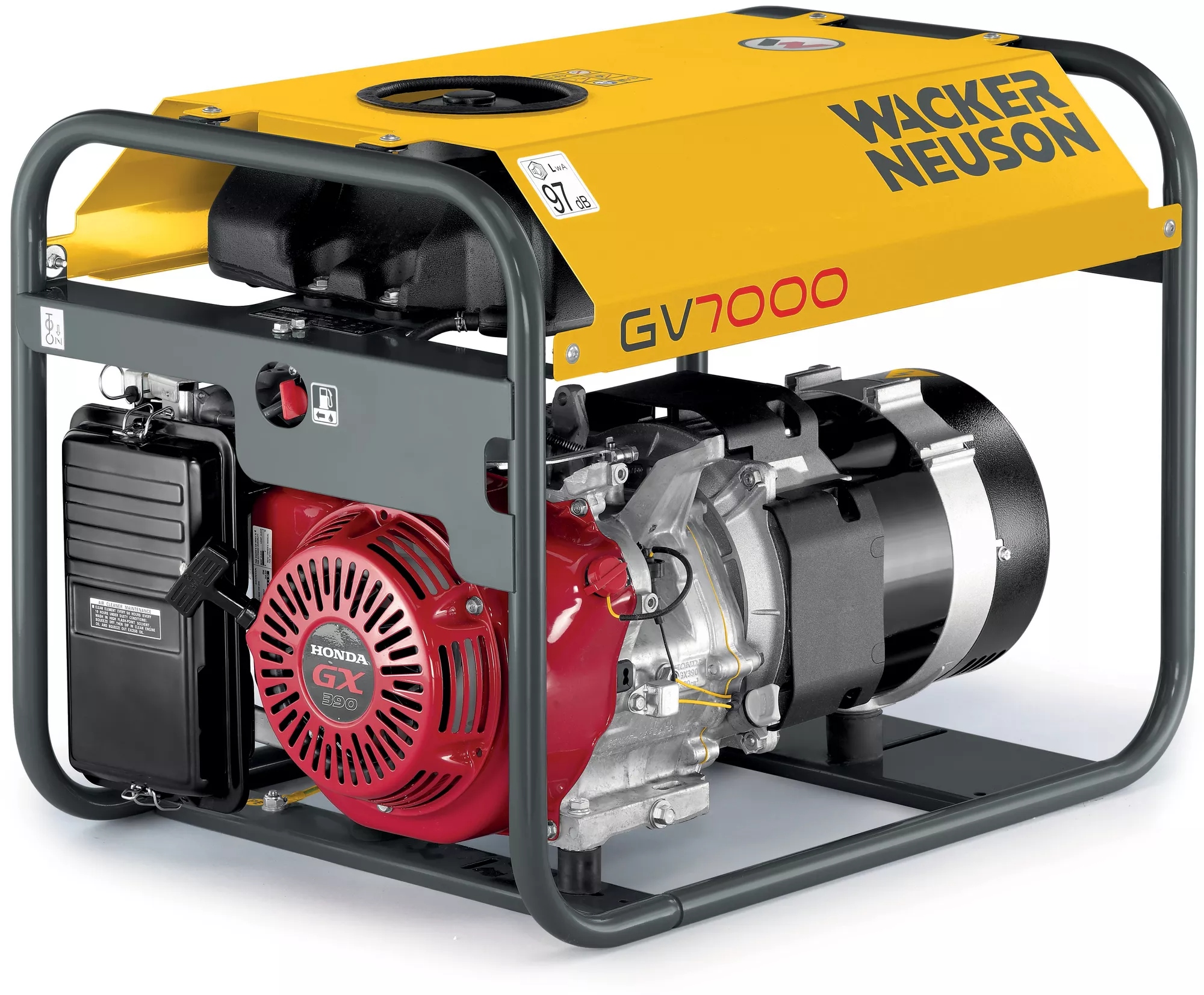 Wacker Neuson 5000009348 GV7000A Generator benzine 5400 Watt