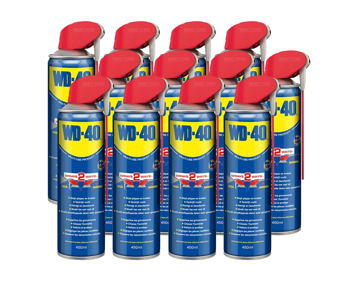 WD-40 31137/EU SET 12 stuks Multi-Use Product Smart Straw 450ml