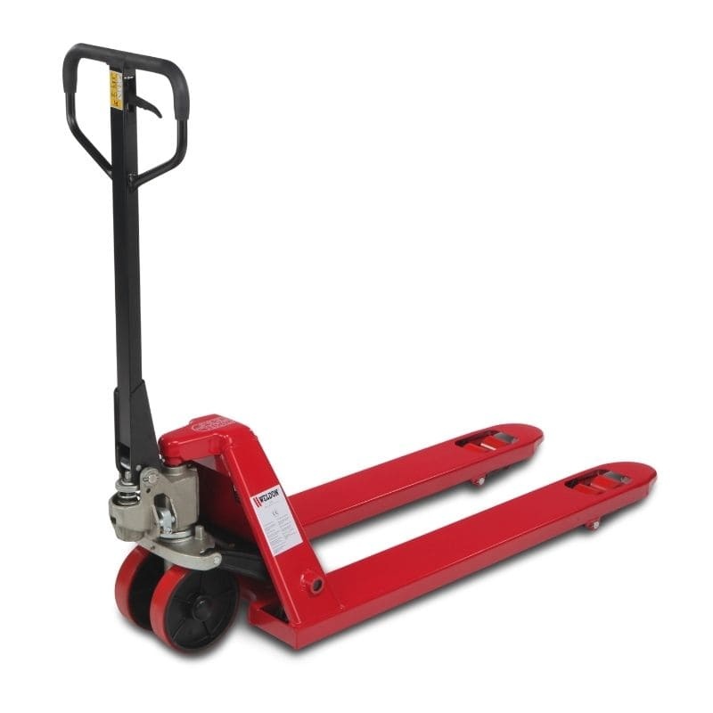 Weldon QPE-Q QUALITY serie Quicklift Palletwagen 2500kg PU stuurwielen vorkwielen enkel poly 1150x540mm