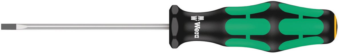 Wera 05008007001 335 Zaagsnede Schroevendraaier, Electriciën Kling, 0.4 x 2.5 x 75 mm