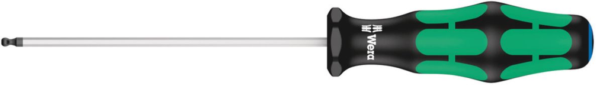 Wera 05138070001 352 Binnenzeskant Kogelkop Schroevendraaier, 2.5 x 100 mm