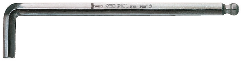 Wera 05022054001 950 PKL Stiftsleutel, metrisch, verchroomd, 2.5 x 112 mm