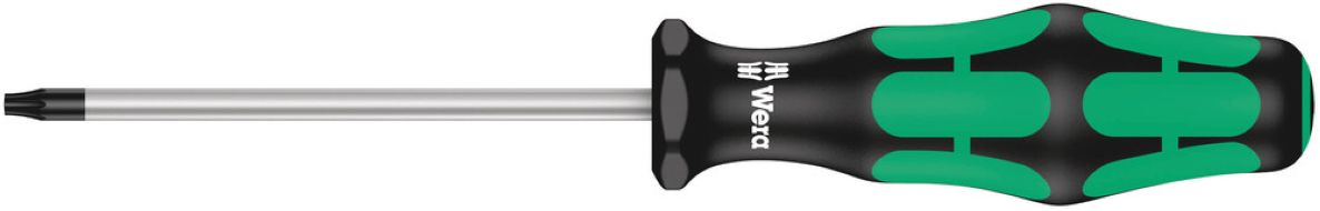 Wera 05138260001 367 TORX® BO Schroevendraaier met Boring, TX 10 x 80 mm