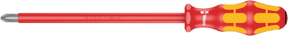 Wera 05006168001 165 i PZ VDE geïsoleerde Pozidriv Schroevendraaier, PZ 4 x 200 mm 5006168001