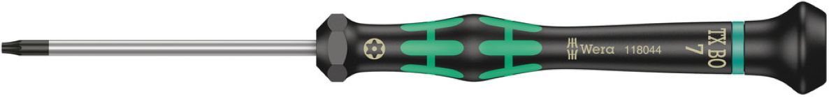 Wera 05118044001 2067 Kraftform Micro TORX® BO-Schroevendraaier, TX 7 x 60 mm