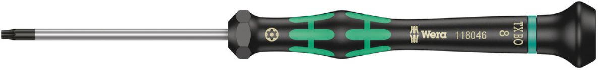Wera 05118046001 2067 Kraftform Micro TORX® BO-Schroevendraaier, TX 8 x 60 mm