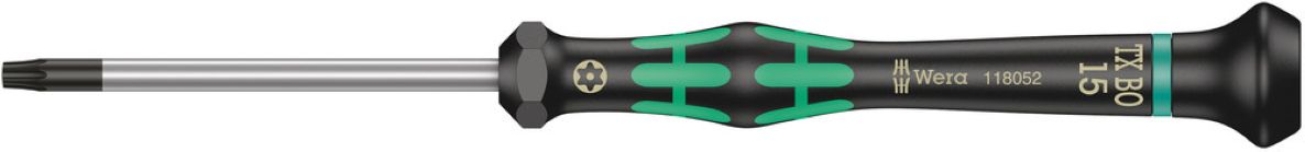 Wera 05118052001 2067 Kraftform Micro TORX® BO-Schroevendraaier, TX 15 x 60 mm